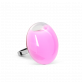 29016 - Glass ring - Galet Mini Milk - Bubble Gum