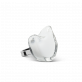 36308 - Glass ring - Cat Nano Milk - Blanc