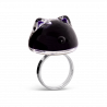 Glass ring - Cat Bulle Medium Milk