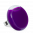 34775 - Glass ring - Platine Giga Milk - Violet foncé