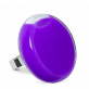 34775 - Glass ring - Platine Giga Milk - Violet