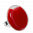 34775 - Glass ring - Platine Giga Milk - Rouge foncé