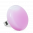 34775 - Bague en verre soufflée - Platine Giga Milk - Bubble Gum