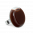 34794 - Bague en verre soufflée - Platine Medium Milk - Chocolat