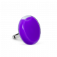 34825 - Anello in vetro - Platine Mini Milk - Violet
