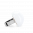 28800 - Bague en verre soufflée - Dome Mini Milk - Blanc