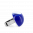 28800 - Bague en verre soufflée - Dome Mini Milk - Bleu Foncé