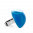 28782 - Bague en verre soufflée - Dome Medium Milk - Bleu roi