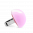 28782 - Bague en verre soufflée - Dome Medium Milk - Bubble Gum