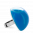 28764 - Glass ring - Dome Giga Milk - Bleu roi