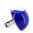 28764 - Glass ring - Dome Giga Milk - Bleu Foncé