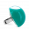 28764 - Glass ring - Dome Giga Milk - Turquoise