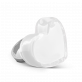 29044 - Bague en verre soufflée - Coeur Medium Milk - Blanc