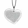 Necklace - Coeur Medium Billes