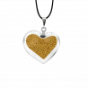 Necklace - Coeur nano billes