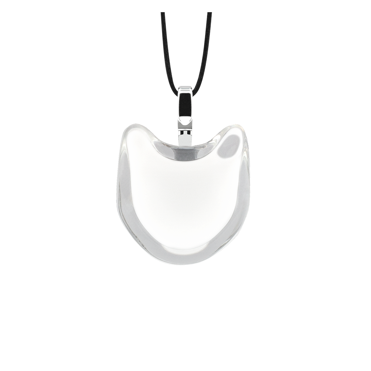 Design Spoo | Gatto Nero 3D Su Cuore Rosa Scintillante Di Zirconi | Perline Pendenti In Argento 925 - Foto 12