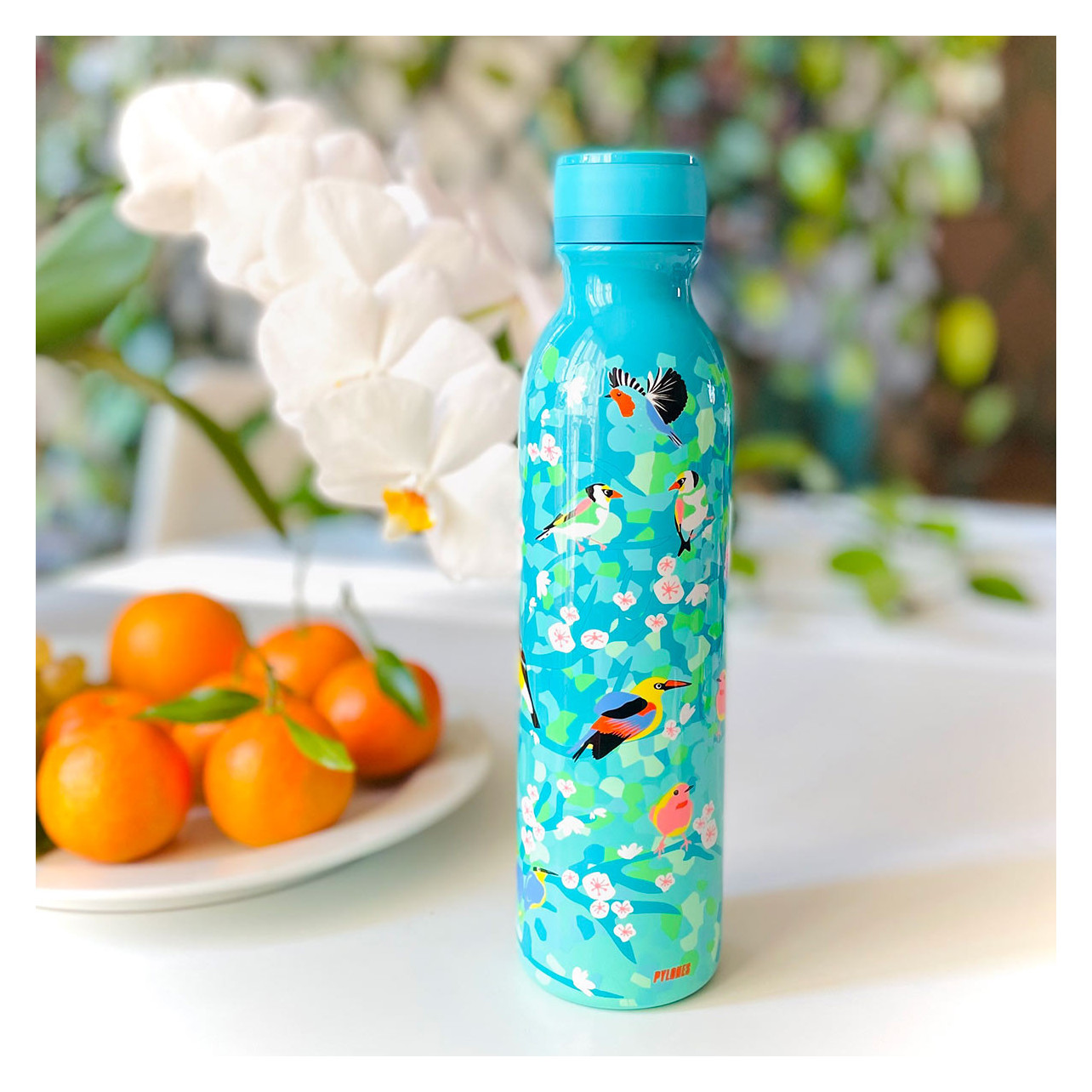 Pylones Keep Cool Bottle Thermosflasche – Isolierflasche Mit Mohnblumen-Design (750ml)