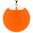 29284 - Necklace - Galet Giga Milk - Orange