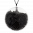 29341 - Pendentif en verre soufflé - Galet Medium Billes - Noir
