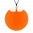 29302 - Ciondolo - Galet Medium Milk - Orange