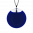 29319 - Necklace - Galet Mini Milk - Bleu Foncé