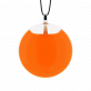 29319 - Pendentif en verre soufflé - Galet Mini Milk - Orange