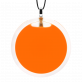 29369 - Pendentif en verre soufflé - Cachou Giga Milk - Orange