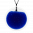 29423 - Pendentif en verre soufflé - Cachou Giga Billes - Bleu Foncé