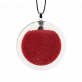 29436 - Pendentif en verre soufflé - Cachou Medium Billes - Rouge