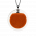 29436 - Pendentif en verre soufflé - Cachou Medium Billes - Orange
