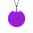 29387 - Pendentif en verre soufflé - Cachou Medium Milk - Violet