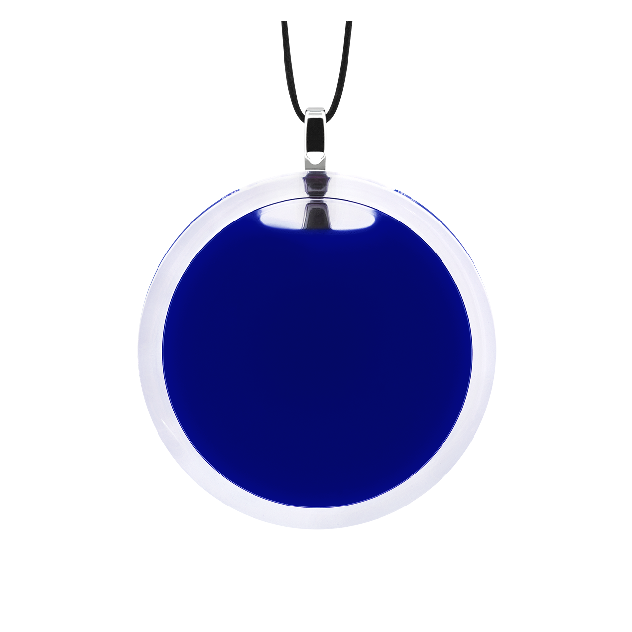 Necklace Cachou Medium Milk Dark Blue Pylones