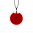29405 - Pendentif en verre soufflé - Cachou Mini Milk - Rouge foncé