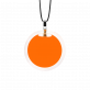 29405 - Pendentif en verre soufflé - Cachou Mini Milk - Orange