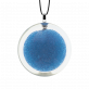 29436 - Pendentif en verre soufflé - Cachou Medium Billes - Bleu roi