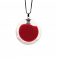 29449 - Pendentif en verre soufflé - Cachou Mini Billes - Rouge