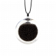 29449 - Necklace - Cachou Mini Billes - Noir