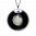 35909 - Pendentif en verre soufflé - Duo Medium - Noir / Argent