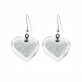 37545 - Hook earrings - Coeur Billes - Argent