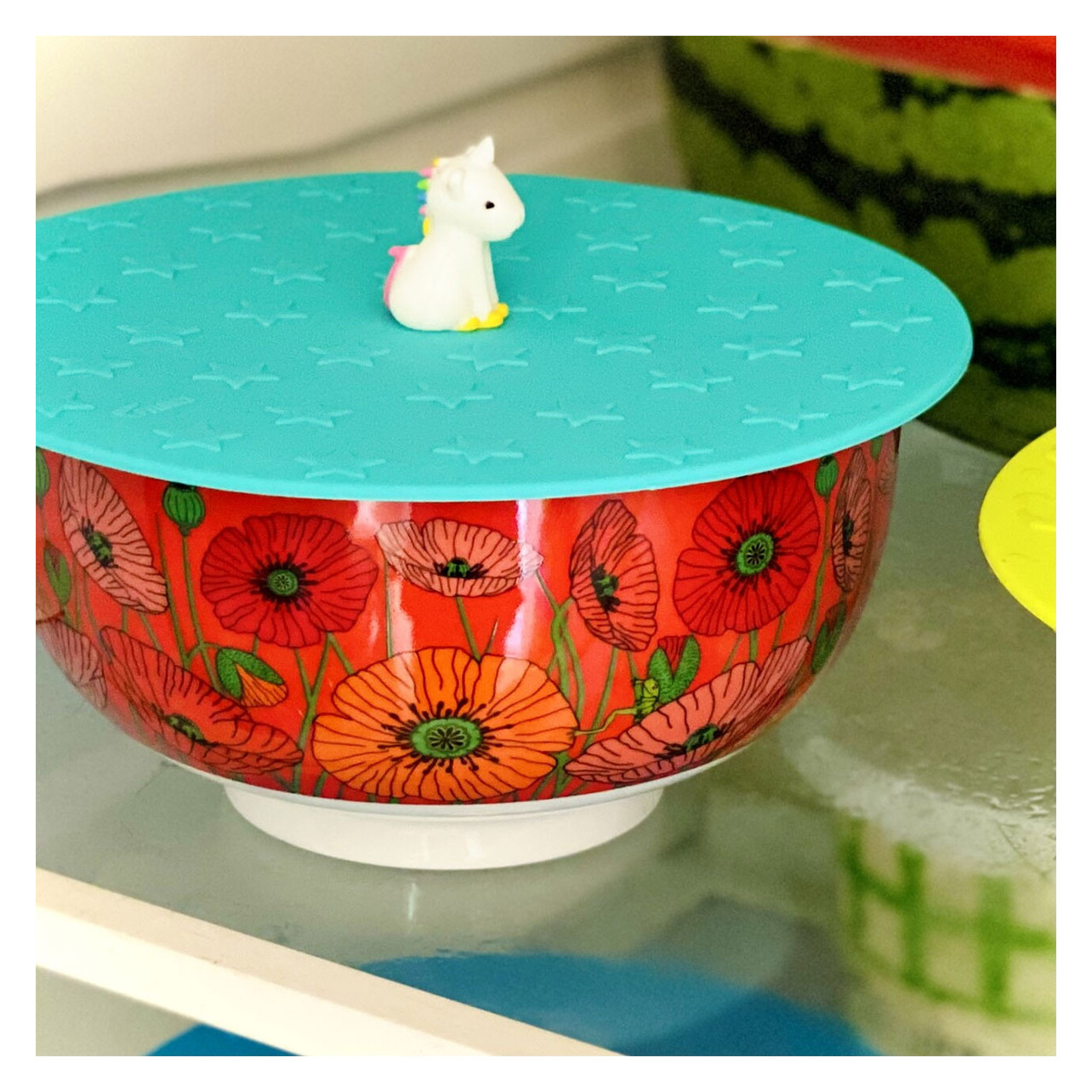 Small salad bowl Matinal Bol Coquelicots Pylones