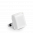 28746 - Bague en verre soufflée - Carré Mini Milk - Blanc