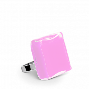Glass ring - Carré Mini Milk
