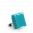 28746 - Anillo de vidrio soplado - Carré Mini Milk - Turquoise