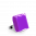 28746 - Anello in vetro - Carré Mini Milk - Violet