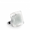 Glass ring - Carré Mini Billes