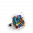 28923 - Glass ring - Carré Mini Mix Perles - Multicolore