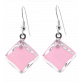 29083 - Hook earrings - Carré Milk - Bubble Gum