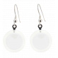 29151 - Hook earrings - Cachou Milk - Blanc