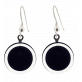 29151 - Hook earrings - Cachou Milk - Noir