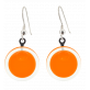 29151 - Hook earrings - Cachou Milk - Orange